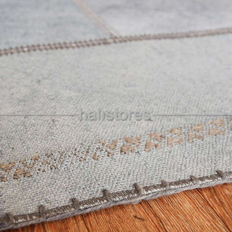 Gri Patchwork Kırkyama Halı - 5