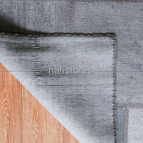 Gri Patchwork Kırkyama Halı - 6