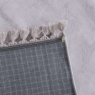 Gri Peluş Yıkanabilir Halı (6)