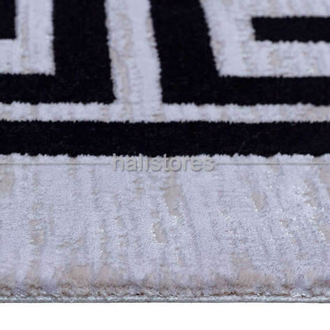 Gri-Siyah Çerçeveli Halı Pierre Cardin Monet MT26B - 3