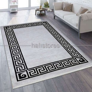 Gri-Siyah Çerçeveli Halı Pierre Cardin Monet MT26B (1)