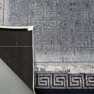 Gri Vintage Çerçeveli Halı Zen (5)