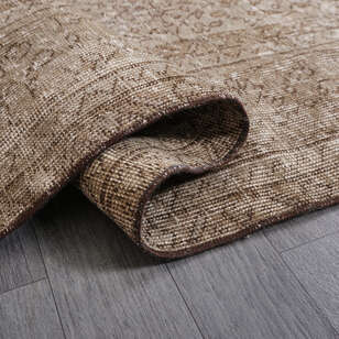 Bej Vintage Eskitme Halı Kilim 209 x 312 cm (3)