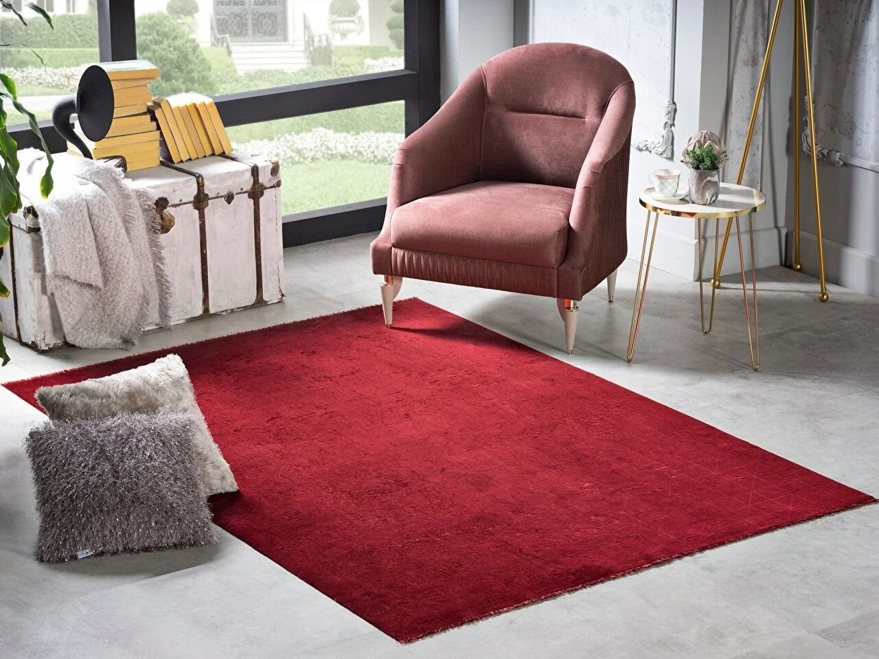Gümüşsuyu Halı Deco Diamond 11792 Bordo - 2