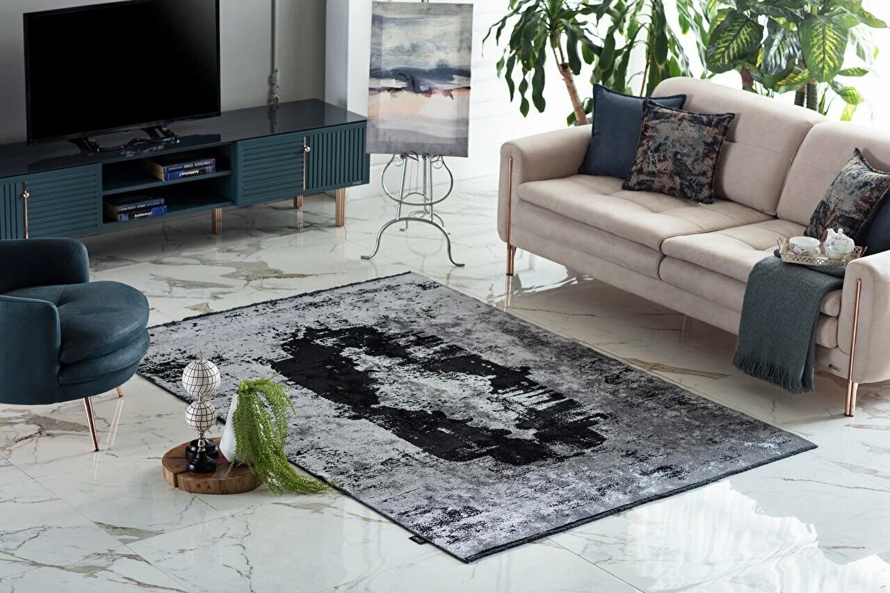 Gümüşsuyu Halı Deco Milano 12255 Siyah - 4