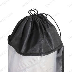 Halı Hurcu Saklama Kılıfı 2m²(34x142cm) Hava Geçiren-Pvc Pencereli-Sağlam Kumaşlı Siyah (3)
