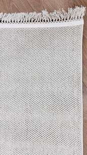 Halıstores Bukle Dokulu Örgü Desenli Krem Halı Vega 5486 (2)