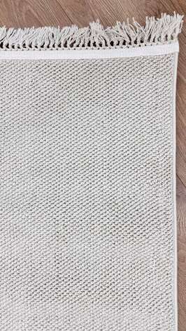 Halıstores Bukle Dokulu Örgü Desenli Krem Halı Vega 5486 - 2