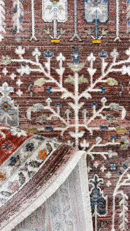 Halıstores Etnik Desenli Halı Alaturka 1544 Kahve - 2