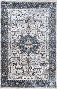 Halıstores Etnik Desenli Halı Alaturka 1535 Kemik