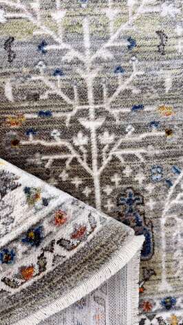 Halıstores Etnik Desenli Halı Alaturka 1544 Yeşil Bej - 2