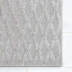 Halıstores Gri Modern Desenli Dekoratif Makine Halısı 295 (4)