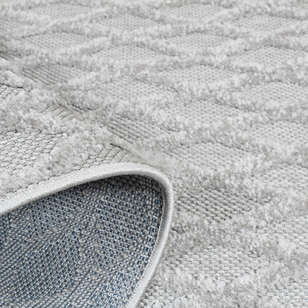 Halıstores Gri Modern Desenli Dekoratif Makine Halısı (4)
