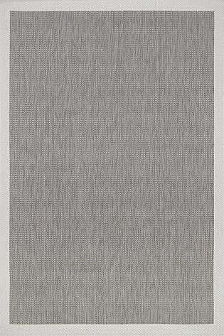 Halıstores Jüt Sisal Comfort 1501 Antrasit Makinede Yıkanabilir Hav ve Toz Vermeyen İç ve Dış Mekan Bordürlü Halı - 2