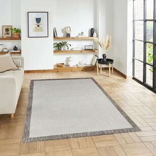 Halıstores Jüt Sisal Comfort 1502 Krem Makinede Yıkanabilir Hav ve Toz Vermeyen İç ve Dış Mekan Bordürlü Halı (1)