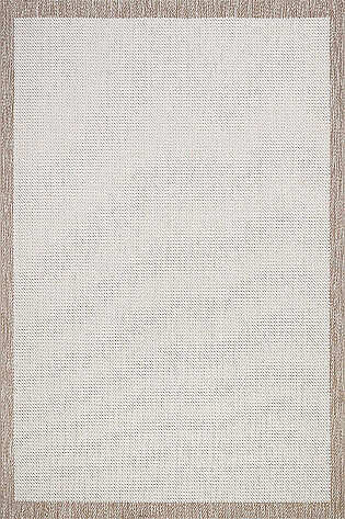 Halıstores Jüt Sisal Comfort 1502 Krem Makinede Yıkanabilir Hav ve Toz Vermeyen İç ve Dış Mekan Bordürlü Halı - 4