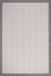 Halıstores Jüt Sisal Comfort 1504 Beyaz Makinede Yıkanabilir Hav ve Toz Vermeyen İç ve Dış Mekan Bordürlü Halı (2)