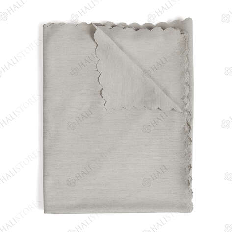 Halıstores Koltuk Şalı Lüx Şönil Dokuma Gri Koltuk Örtüsü 175x215cm - 2