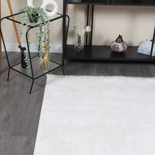 Halıstores Modda 4221 Krem Yün Tuşeli Akrilik Modern Saçaklı Makine Halısı (3)