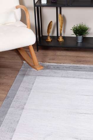 Halıstores Modern Çerçeveli Halı Grande 4672 Antrasit - 3