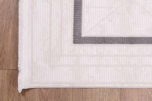 Halıstores Modern Geometrik Desenli Grande 4689 Antrasit Çerçeveli Halı  (5)