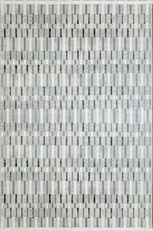 Halıstores Modern Çizgi Desenli Halı Grande 4605 Antrasit - 2