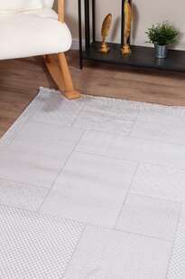 Halıstores Modern Geometrik Desenli Halı Grande 4692 Krem (3)