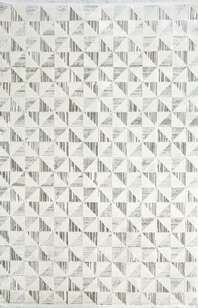Halıstores Modern Geometrik Desenli Krem Halı Tornado TRN4 (2)