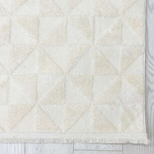 Halıstores Modern Geometrik Desenli Krem-Bej Halı Tornado TRN5 (4)