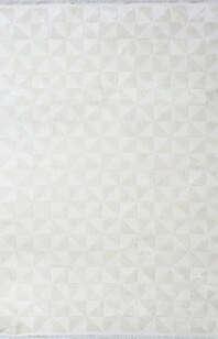 Halıstores Modern Geometrik Desenli Krem-Bej Halı Tornado TRN5 (2)