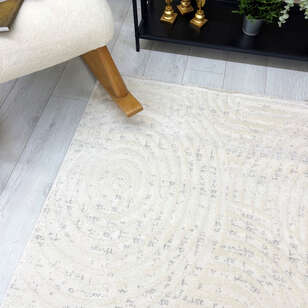 Halıstores Modern Geometrik Desenli Krem-Gri Halı Tornado TRN1 (4)