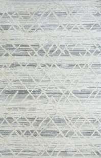 Halıstores Modern Geometrik Desenli Krem-Gri Halı Tornado TRN8 (1)