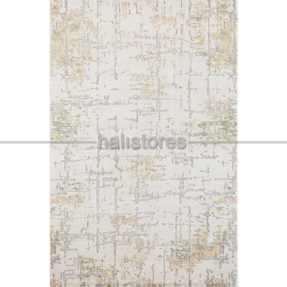 Halıstores Modern Halı Mabel MB34 Yeşil Sarı