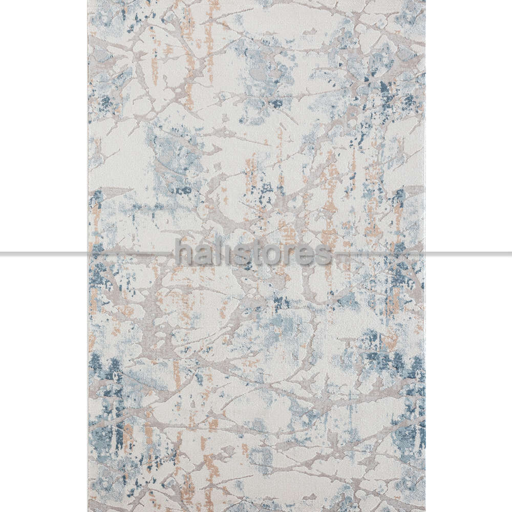 Halıstores Modern Halı Mabel MB35 Bej Mavi