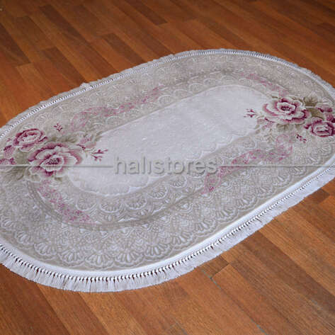 Halıstores Oval Halı Yakut YK70 Pembe - 3