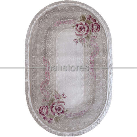 Halıstores Oval Halı Yakut YK70 Pembe - 1