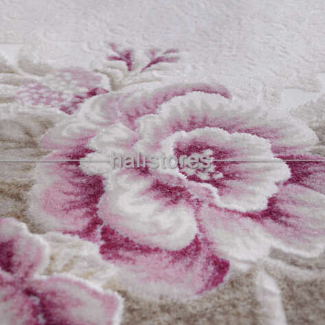 Halıstores Oval Halı Yakut YK70 Pembe - 6
