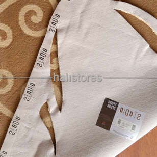 Halıstores Reserve Dantel Halı Bej-Krem (5)