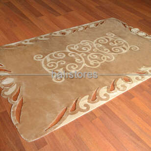 Halıstores Reserve Dantel Halı Bej-Krem (2)