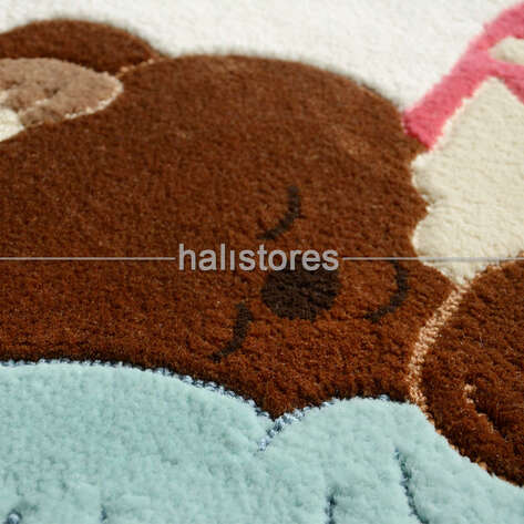 Halıstores Reserve Design Kids Ayıcık Halı Kahve - 4