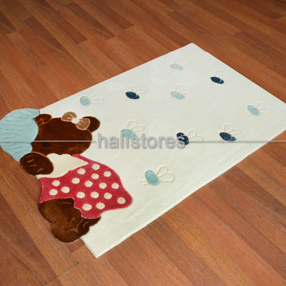 Halıstores Reserve Design Kids Ayıcık Halı Kahve