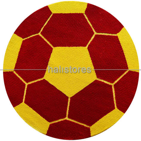 Halıstores Reserve Design Kids Sarı-Kırmızı Halı - 1