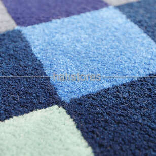 Halıstores Reserve Design Mavi Kutucuklar Halı (4)