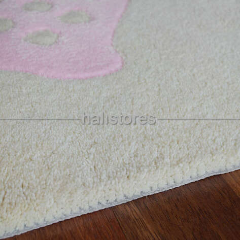 Halıstores Reserve Kişiye Özel Tasarım Çocuk Halısı Ayıcık Pembe - 5