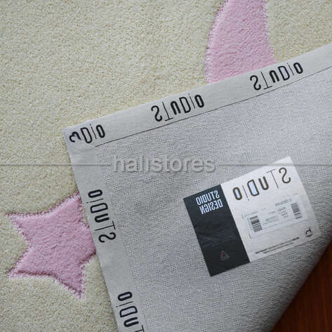 Halıstores Reserve Kişiye Özel Tasarım Çocuk Halısı Ayıcık Pembe - 6