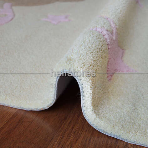 Halıstores Reserve Kişiye Özel Tasarım Çocuk Halısı Ayıcık Pembe - 4