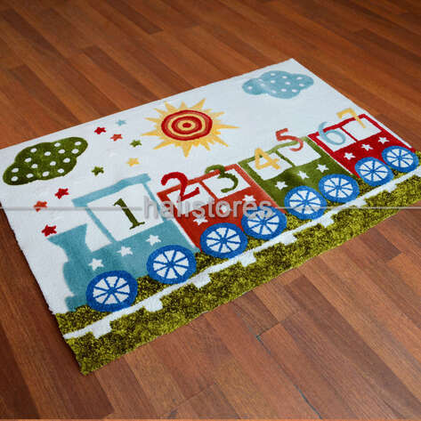 Halıstores Reserve Kişiye Özel Tasarım Çocuk Halısı Tren - 2