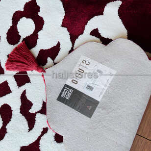 Halıstores Reserve Kişiye Özel Tasarım Halı Damask Bordo-Ekru (6)