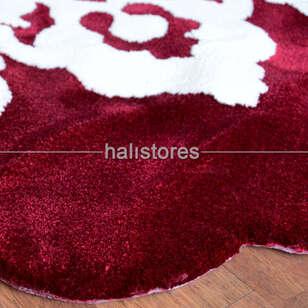 Halıstores Reserve Kişiye Özel Tasarım Halı Damask Bordo-Ekru (5)