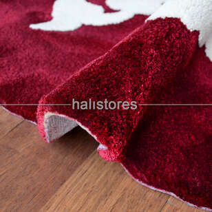 Halıstores Reserve Kişiye Özel Tasarım Halı Damask Bordo-Ekru (4)